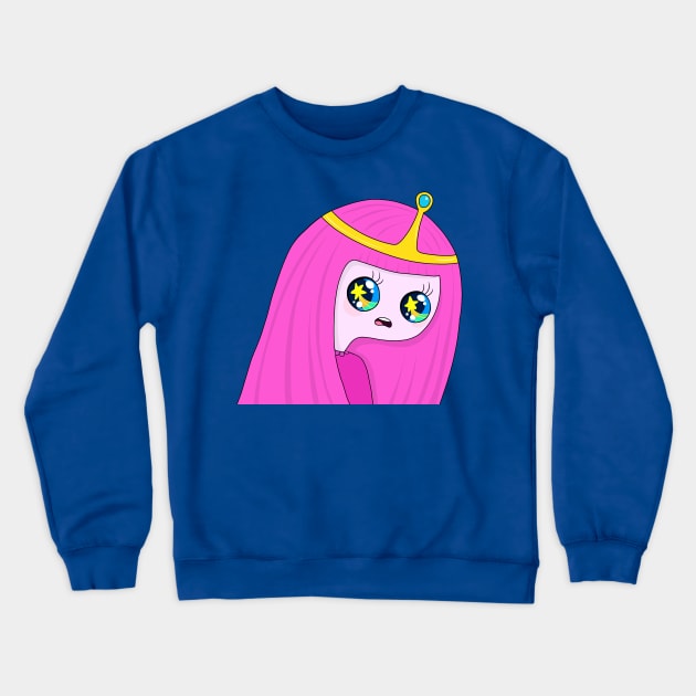 Princess Bubblegum Crewneck Sweatshirt by valentinahramov